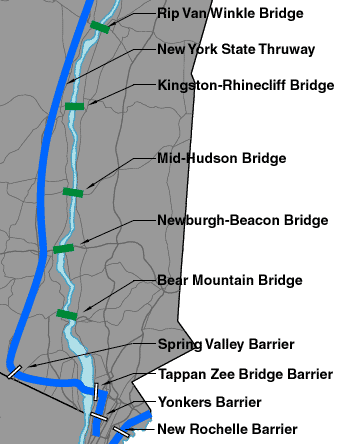 Hudson Map Left Side